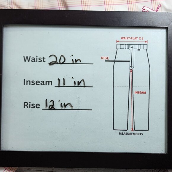 Puma Men’s 40 Plaid Golf Shorts Orange White Performance Flat Front New - Picture 6 of 10